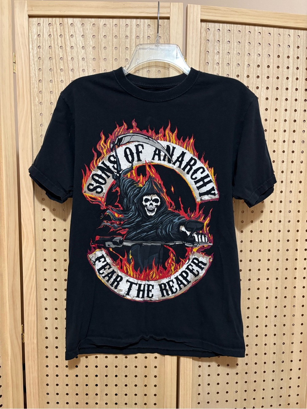 Sons of Anarchy "Fear the Reaper" Graphic Tee - Black Adult Medium